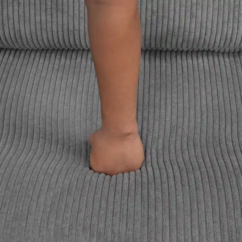 L-shaped Sofa Sectional Sofa with Two USB Ports