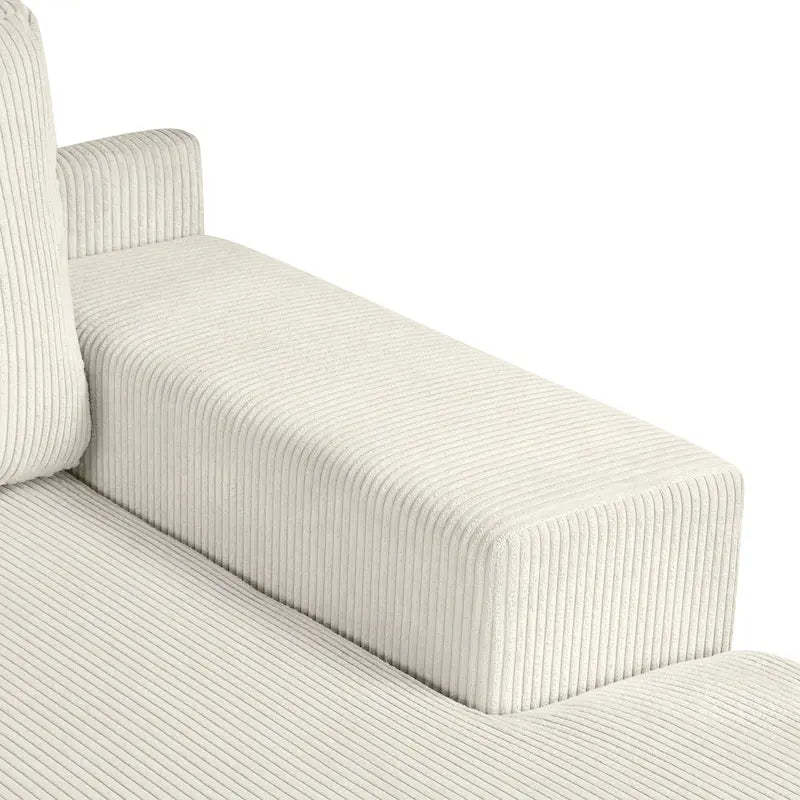 L-shaped Sofa Sectional Sofa with Two USB Ports