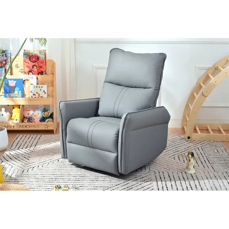 Power Swivel Rocker Recliner Chair for Adults, 270 Swivel Rocking Recliner Chair,Electric Small Recliners, for Living Room