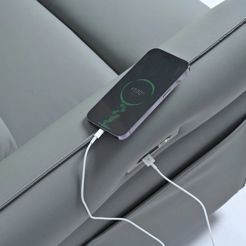 Power Swivel Rocker Recliner Chair for Adults, 270 Swivel Rocking Recliner Chair,Electric Small Recliners, for Living Room