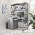 Key West 48W Small Computer Desk with Hutch by Bush Furniture
