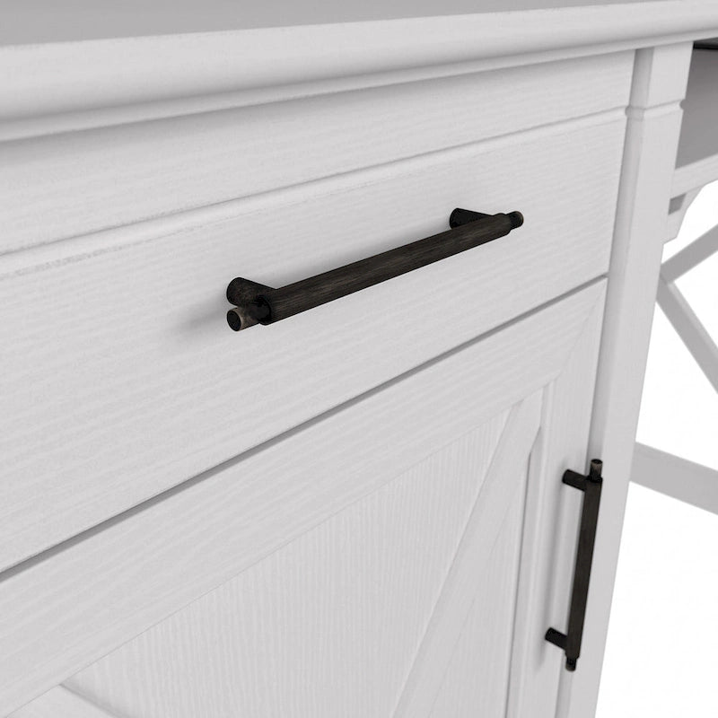 Key West 48W Small Computer Desk with Hutch by Bush Furniture