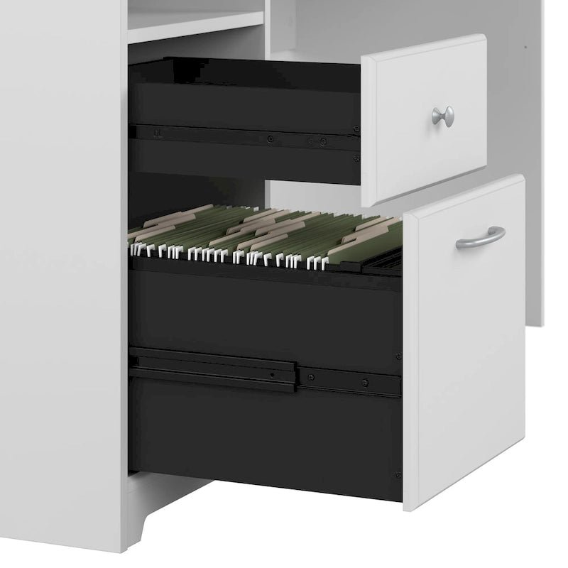 Bush Furniture Cabot 60W Computer Desk with Drawers and Storage