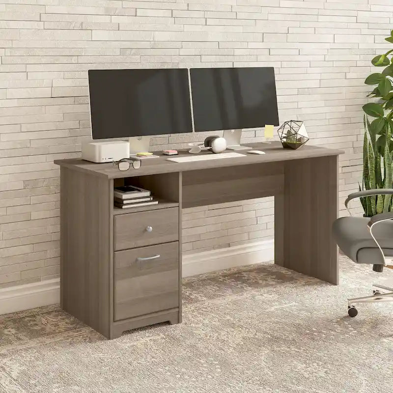 Bush Furniture Cabot 60W Computer Desk with Drawers and Storage