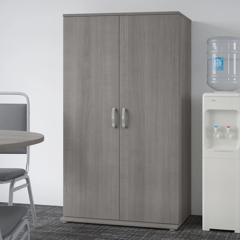 Bush Business Furniture Universal Tall Storage Cabinet with Shelves