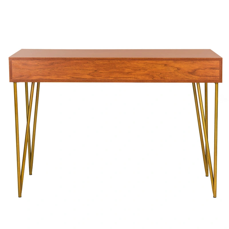SAFAVIEH Pine Natural 2-drawer Desk