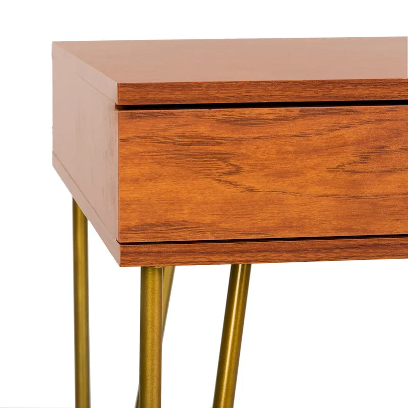 SAFAVIEH Pine Natural 2-drawer Desk