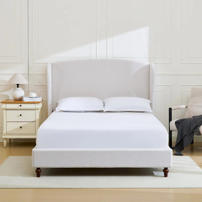Christopher Knight Home - Windsor Classic Bed Frame with Wingback Headboard