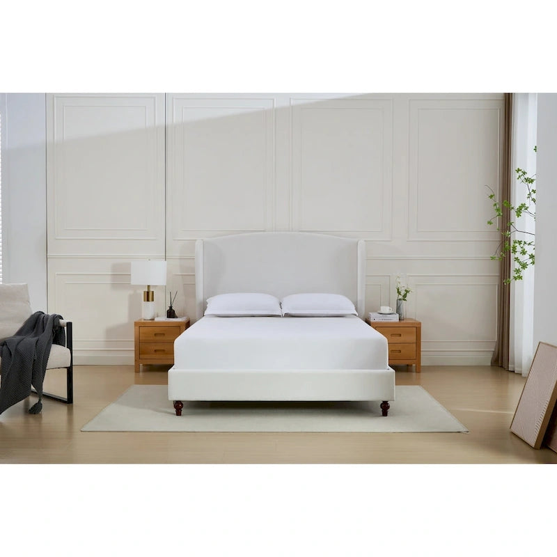 Christopher Knight Home - Windsor Classic Bed Frame with Wingback Headboard