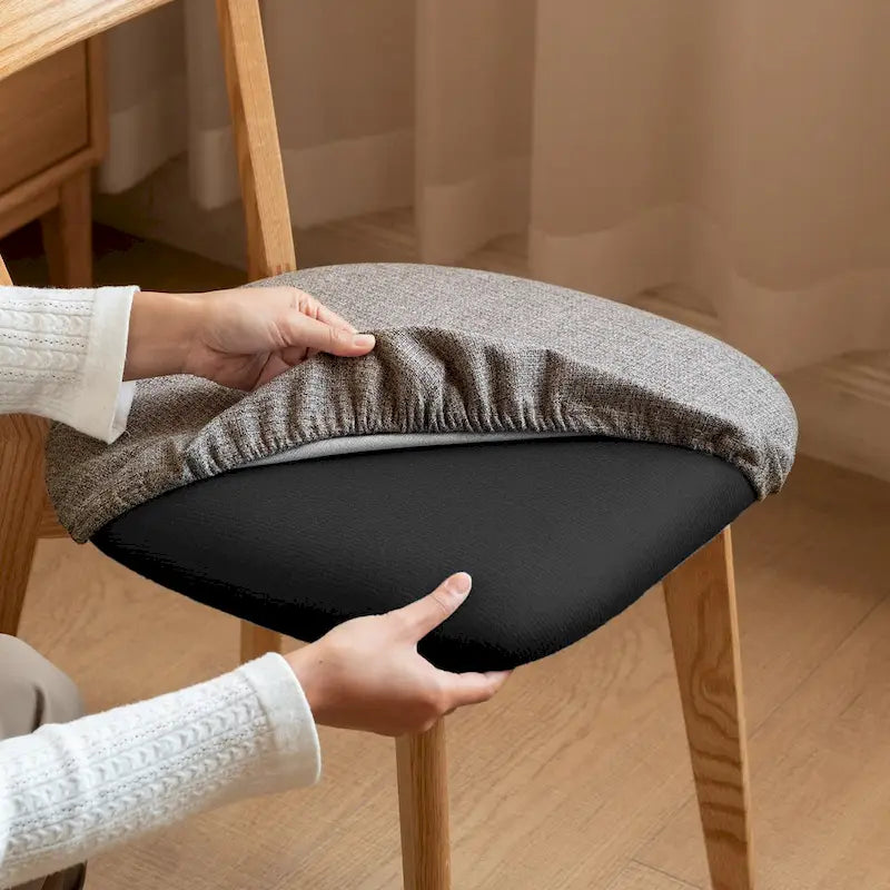 (Set of 4 pcs) Dining Chair Wooden FAS Grade Oak Natural Wood Made in North America 100% Dirt-free