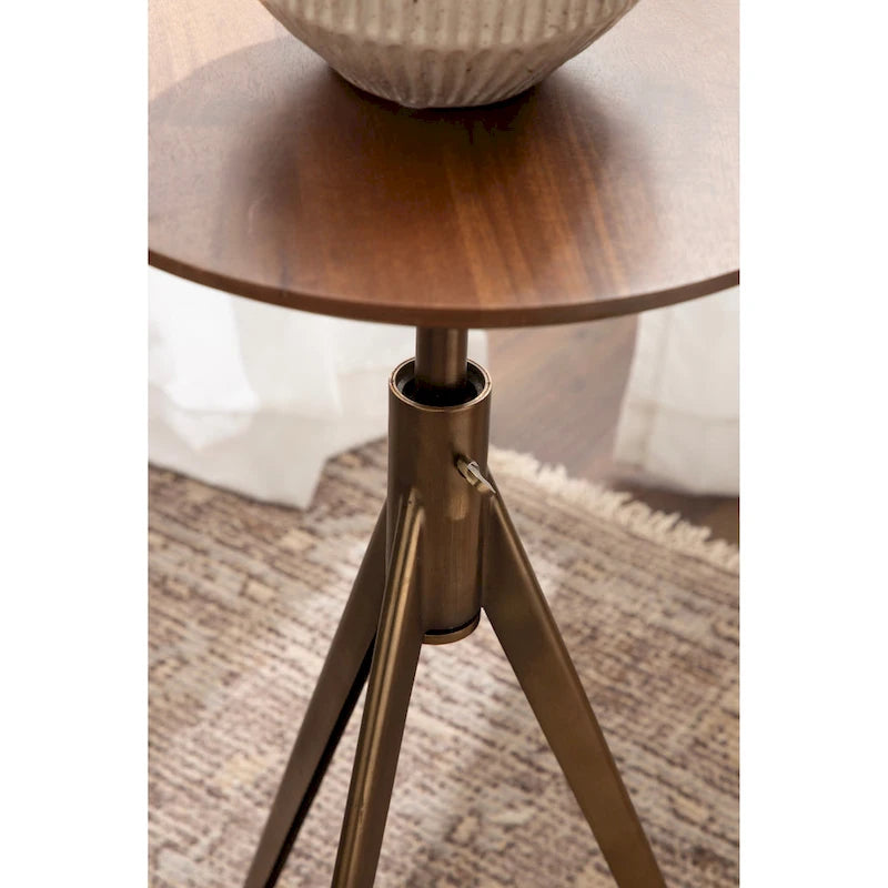Kate and Laurel Keres Adjustable Side Table