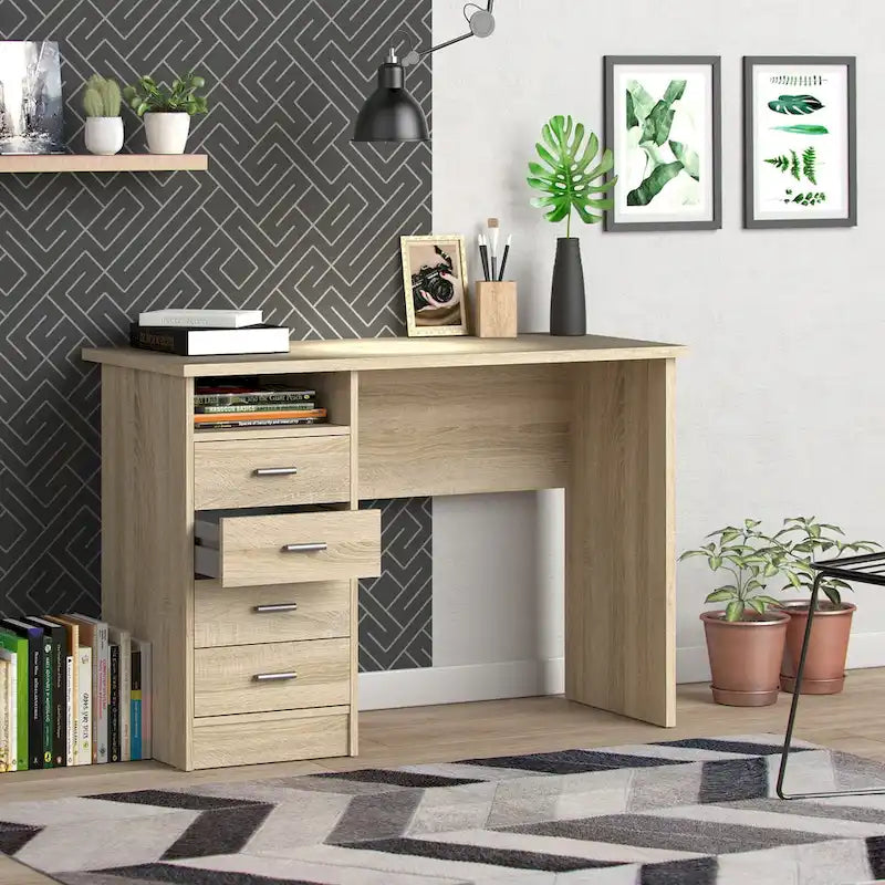 Porch & Den Skylar 4-drawer Desk