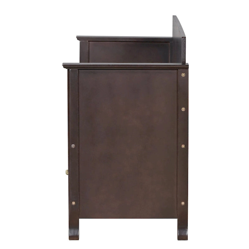Modern Entryway Storage Bench with Removable Cushion for Living Room