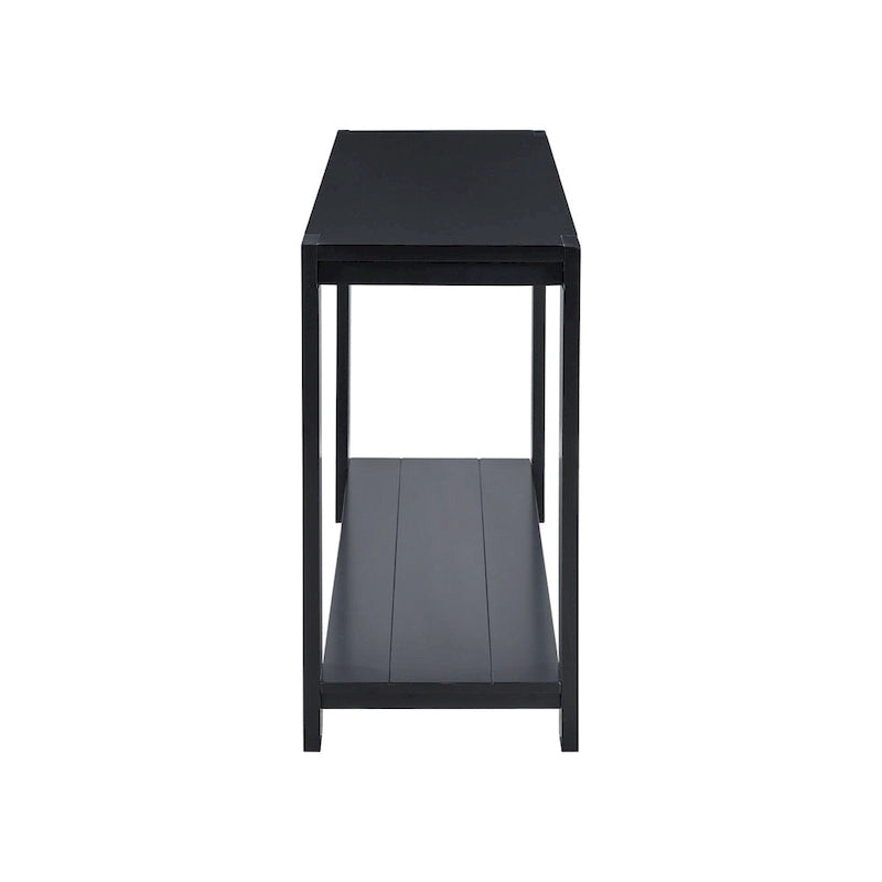 Narrow Long Entryway Console Table Side Table with Bottom Shelf