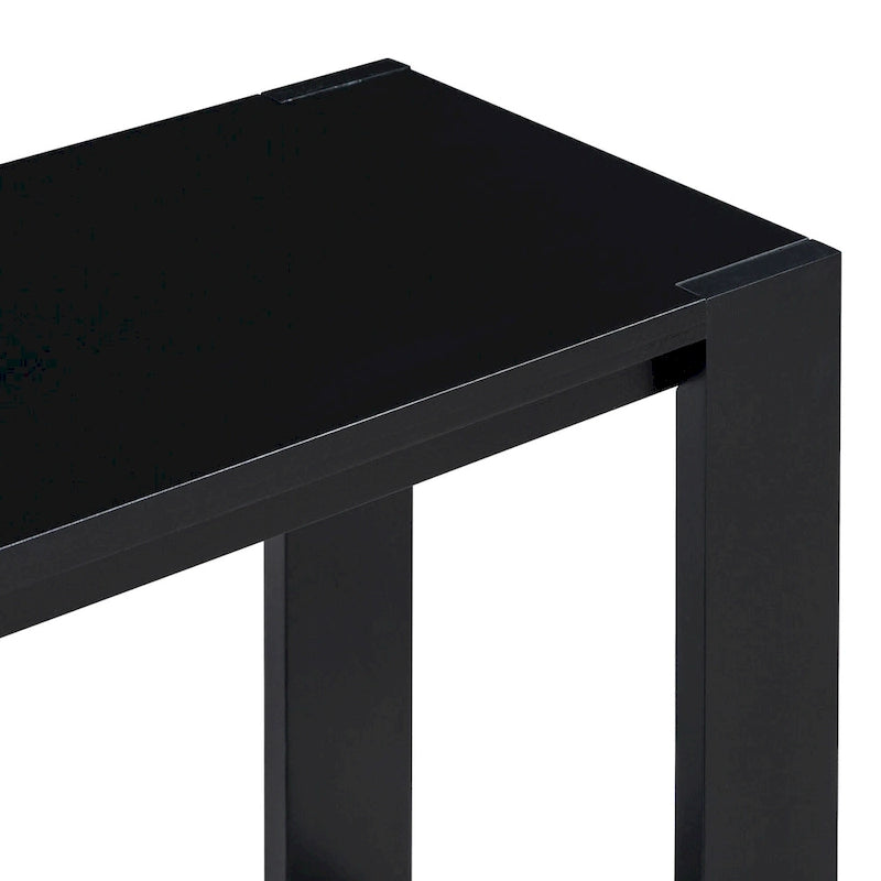 Narrow Long Entryway Console Table Side Table with Bottom Shelf
