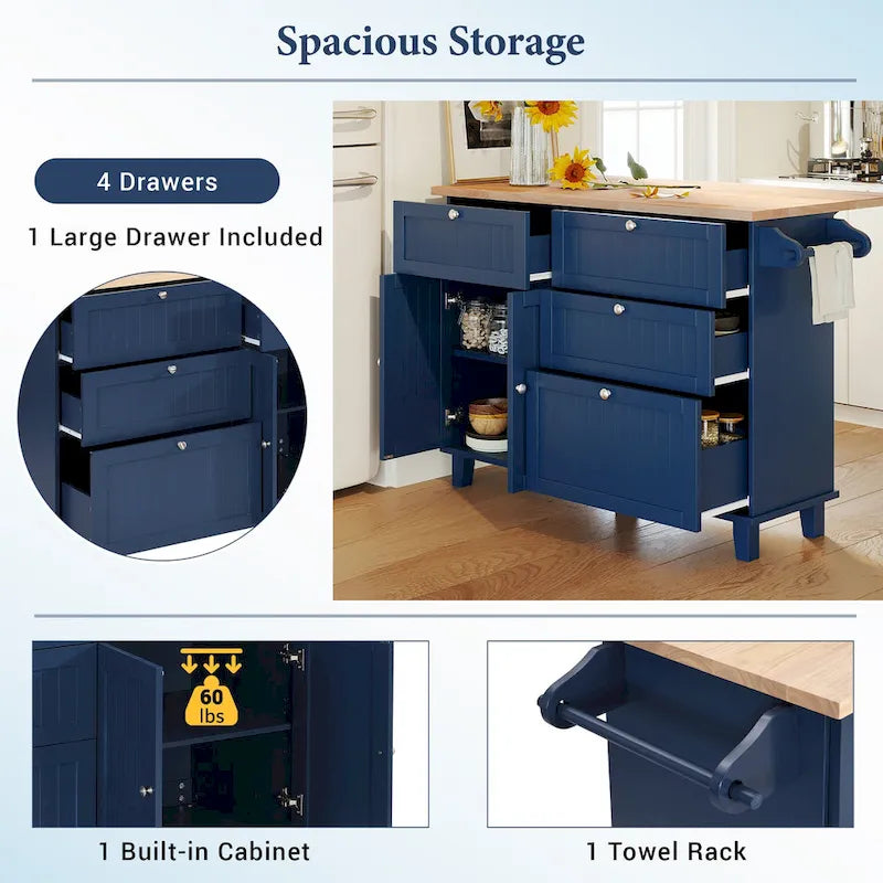 3-Piece Farmhouse Dining Set with Drop Leaf & 2 Chairs