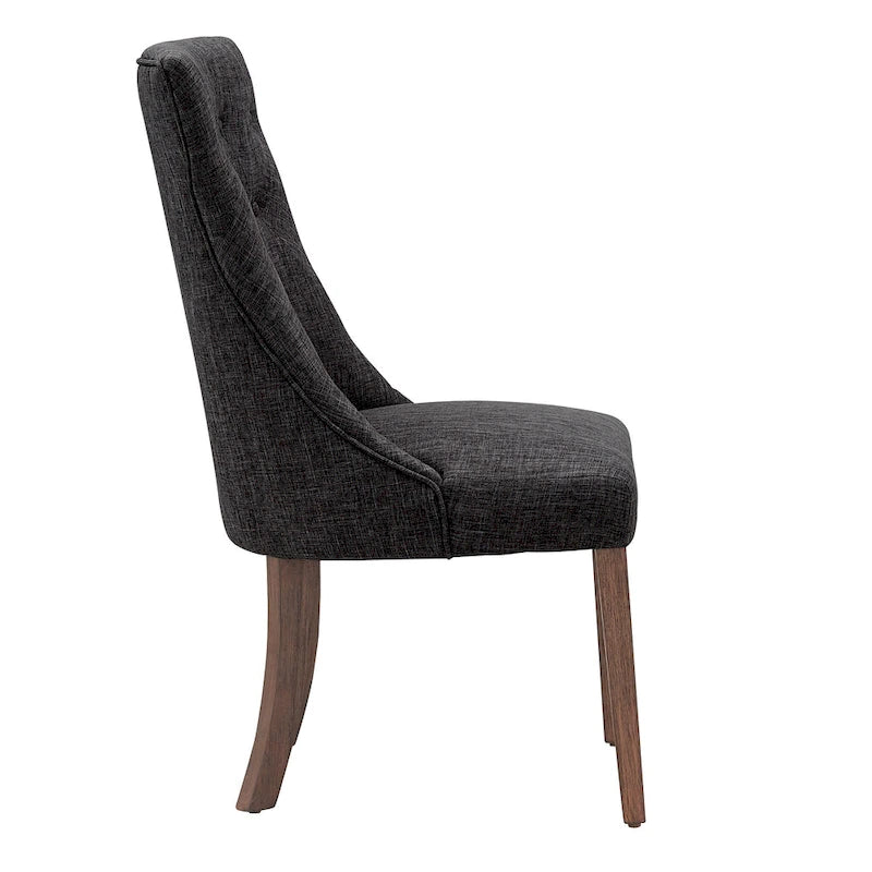 Voyager Button-tufted Dining Chairs (Set of 2) by iNSPIRE Q Artisan