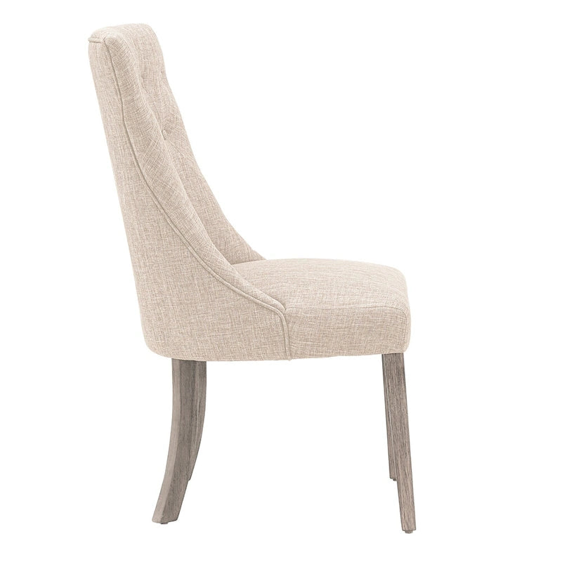 Voyager Button-tufted Dining Chairs (Set of 2) by iNSPIRE Q Artisan