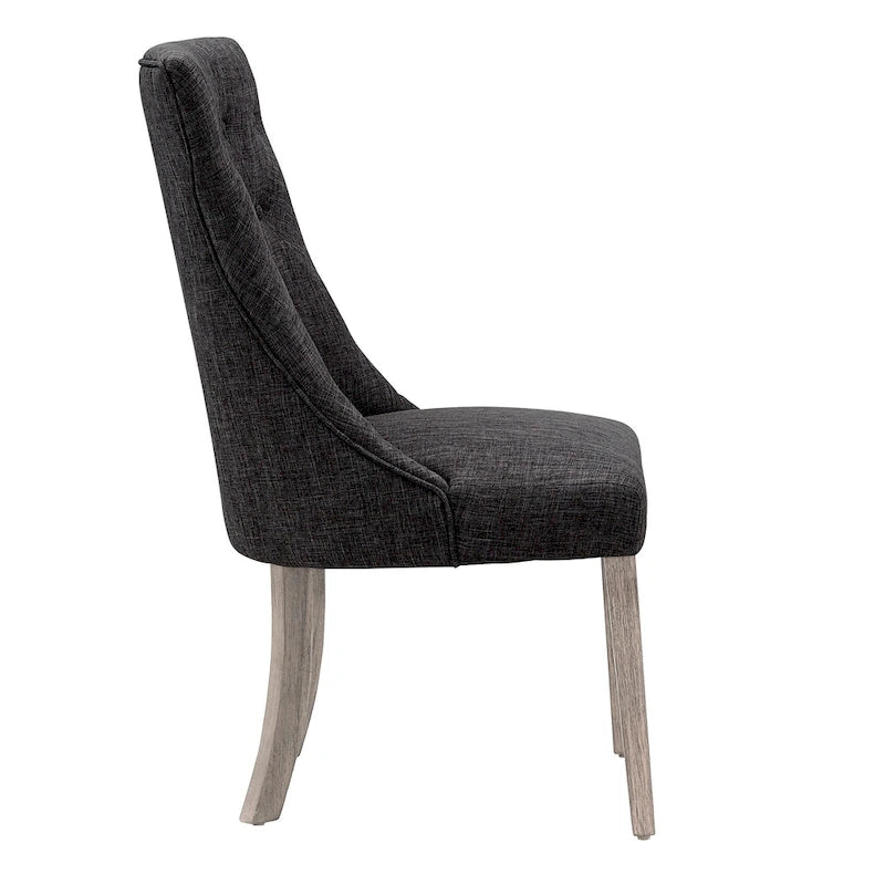 Voyager Button-tufted Dining Chairs (Set of 2) by iNSPIRE Q Artisan