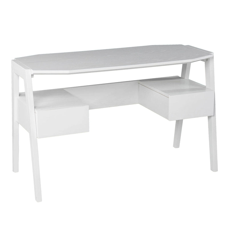 SEI Furniture Casella Midcentury Modern Writing Desk with Storage