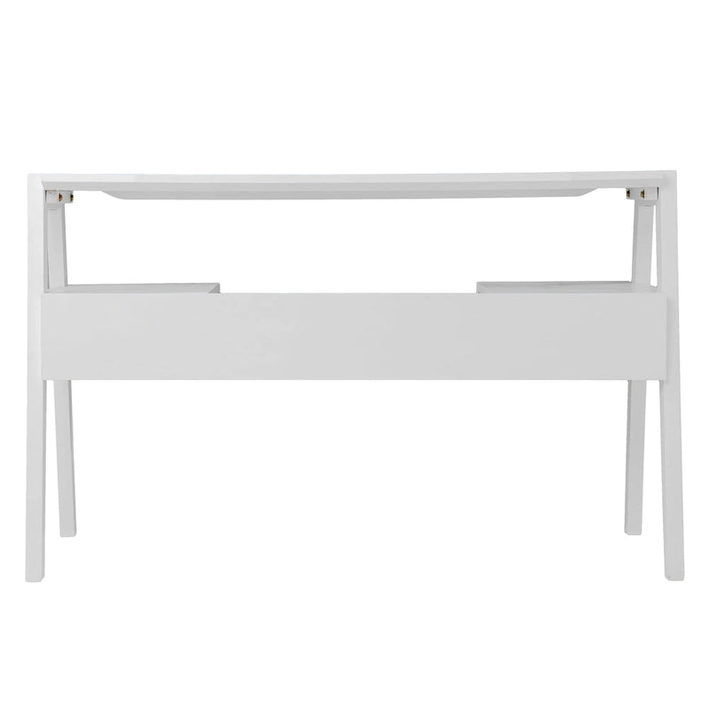 SEI Furniture Casella Midcentury Modern Writing Desk with Storage