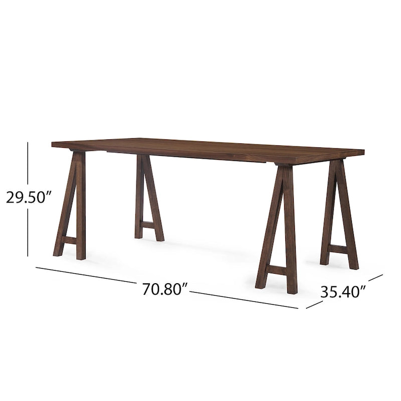 Kwame Mid-Century Modern 7 Piece Dining Set by Christopher Knight Home