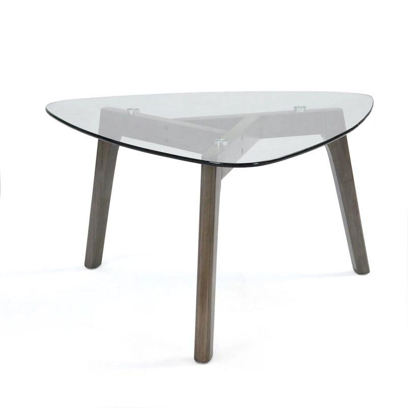 Wasco Indoor Wood and Glass Coffee Table by Christopher Knight Home