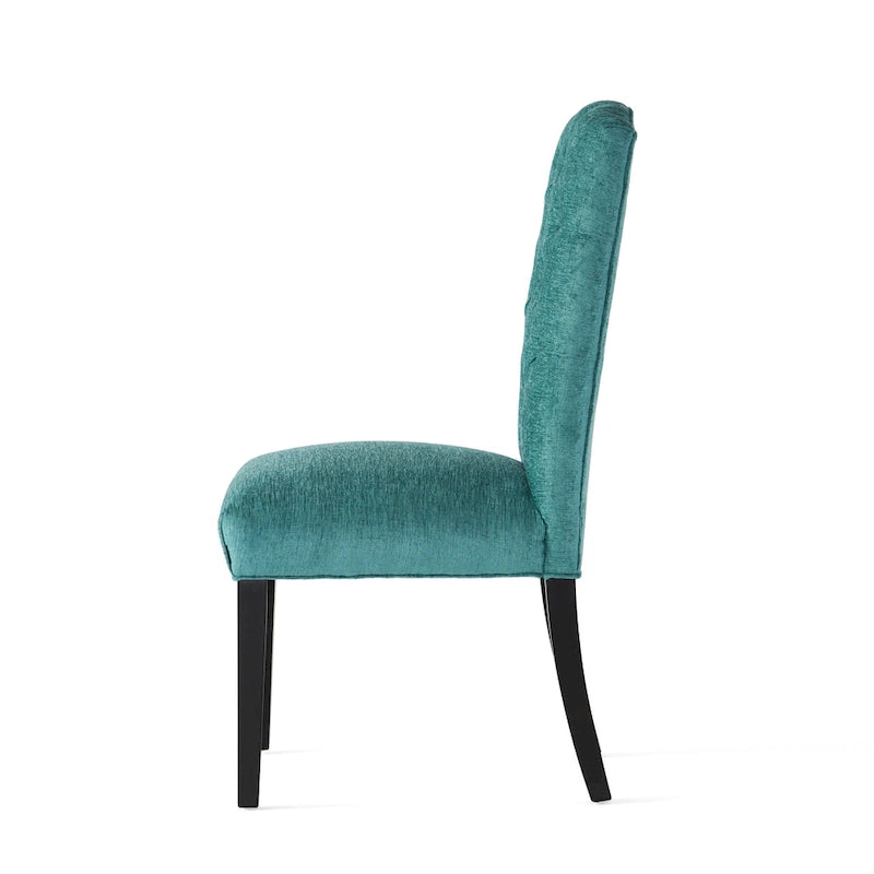 Crown Upholstered Fabric Dining Chairs (Set of 2) by Christopher Knight Home