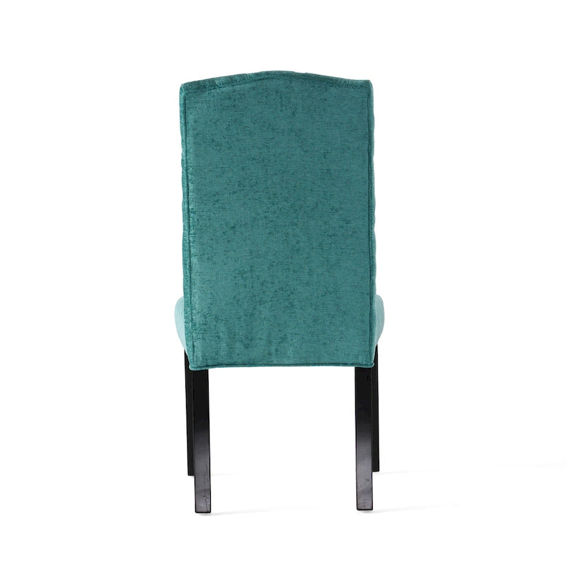 Crown Upholstered Fabric Dining Chairs (Set of 2) by Christopher Knight Home