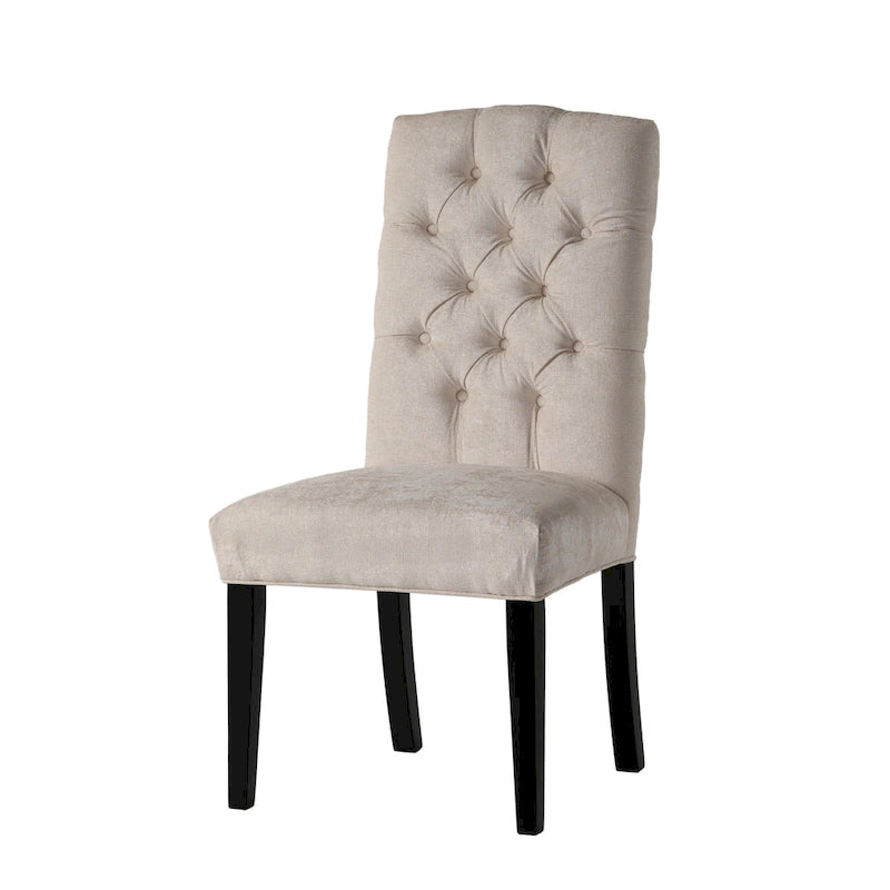 Crown Upholstered Fabric Dining Chairs (Set of 2) by Christopher Knight Home