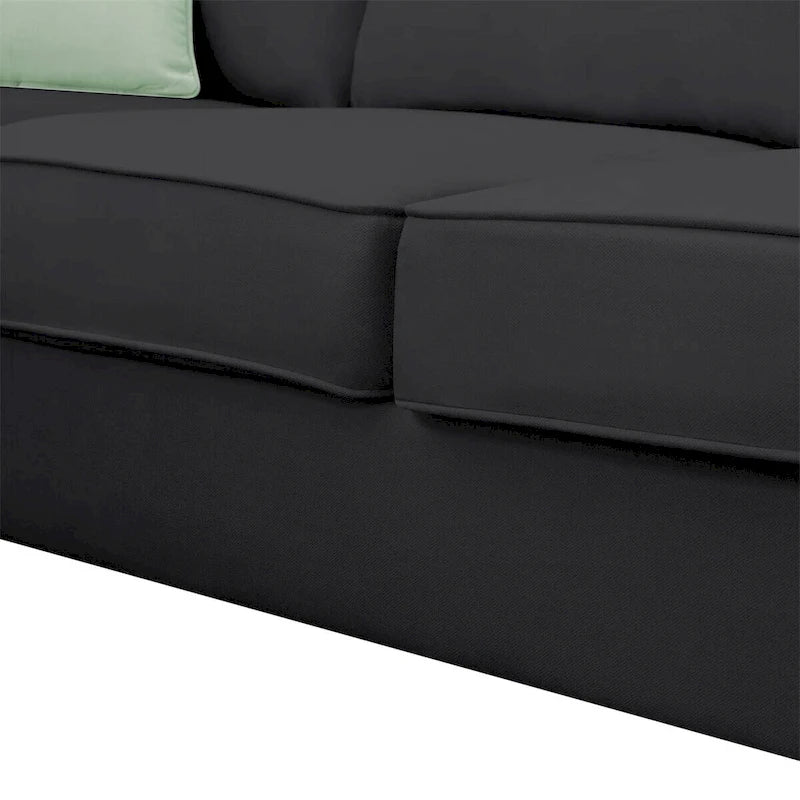 Merax 112*87 Sectional Sofa Couches Living Room Sets 7 Seats Modular Sectional Sofa