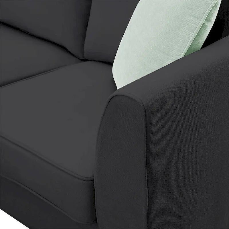 Merax 112*87 Sectional Sofa Couches Living Room Sets 7 Seats Modular Sectional Sofa