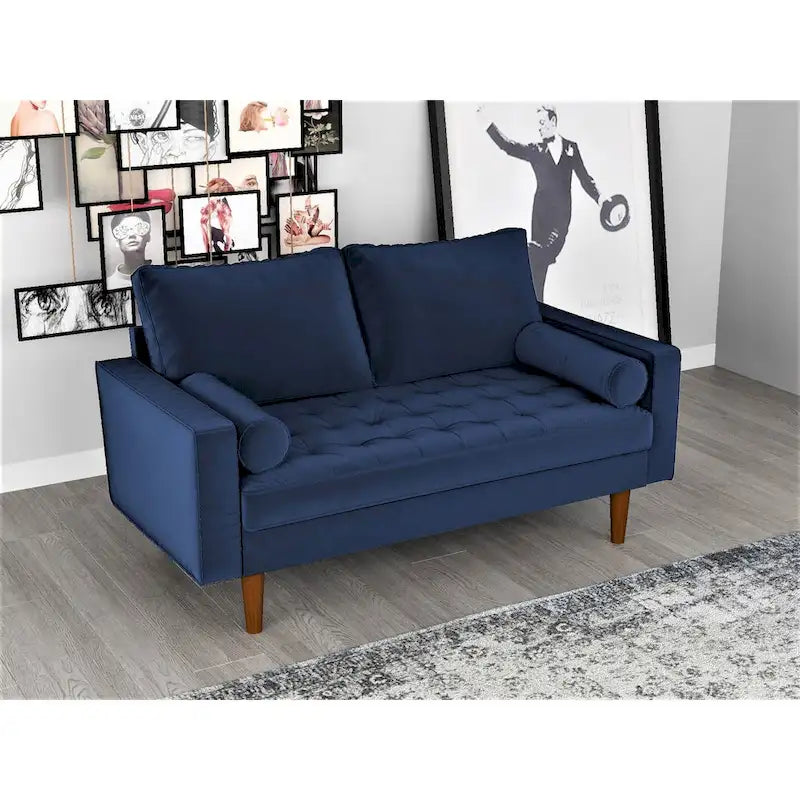 US Pride Lopez Mid-century Loveseat