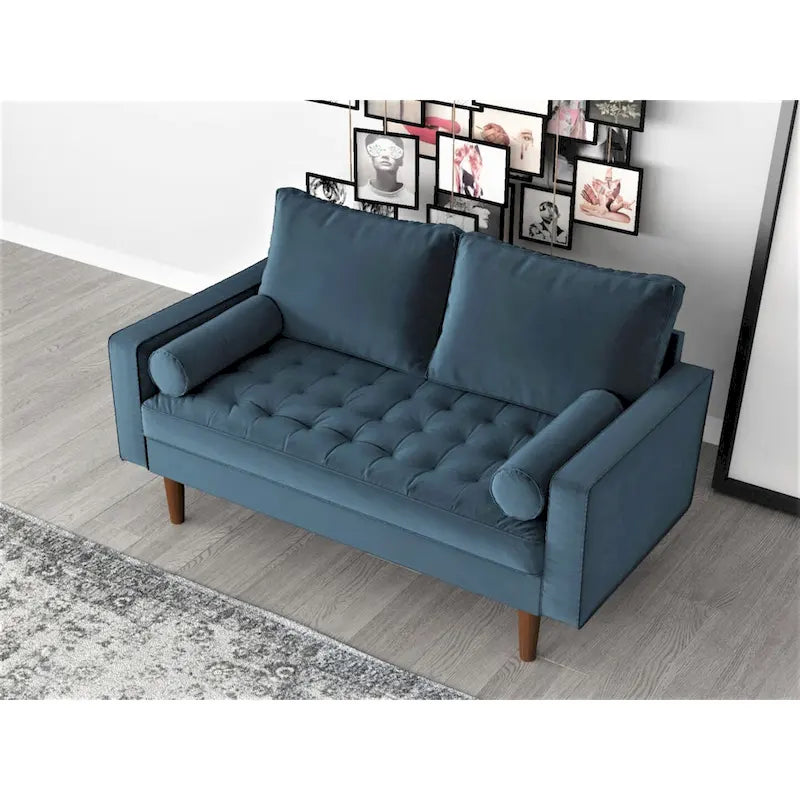 US Pride Lopez Mid-century Loveseat