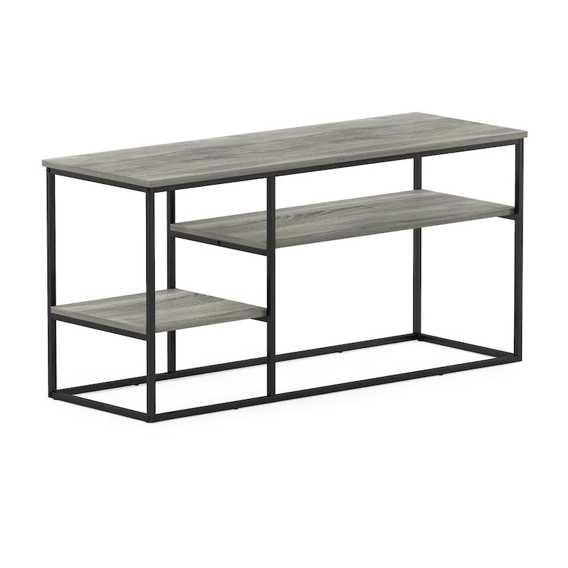 Furinno Moretti Modern Lifestyle TV Stand for TV up to 50 Inch, Columbia Walnut