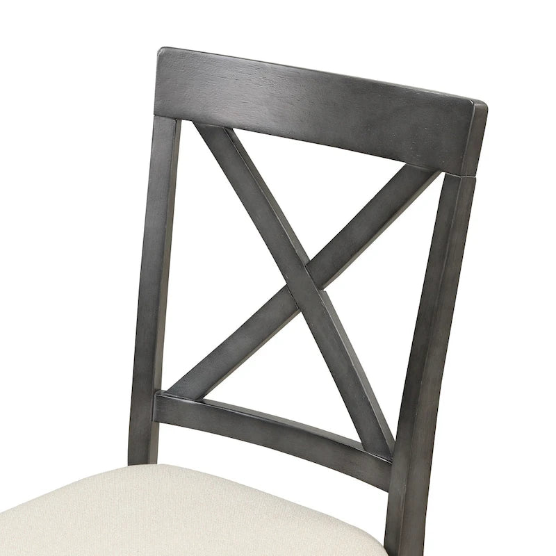 5 Pieces Dining Table and Chairs Set