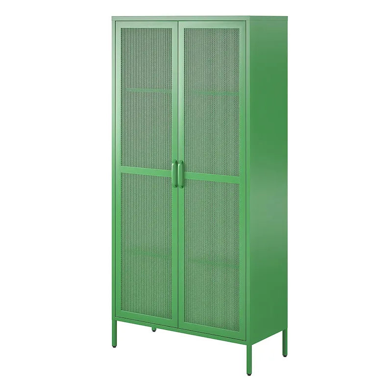 The Novogratz Channing Tall 2 Door Metal Storage Cabinet