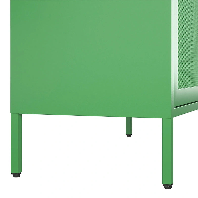 The Novogratz Channing Tall 2 Door Metal Storage Cabinet