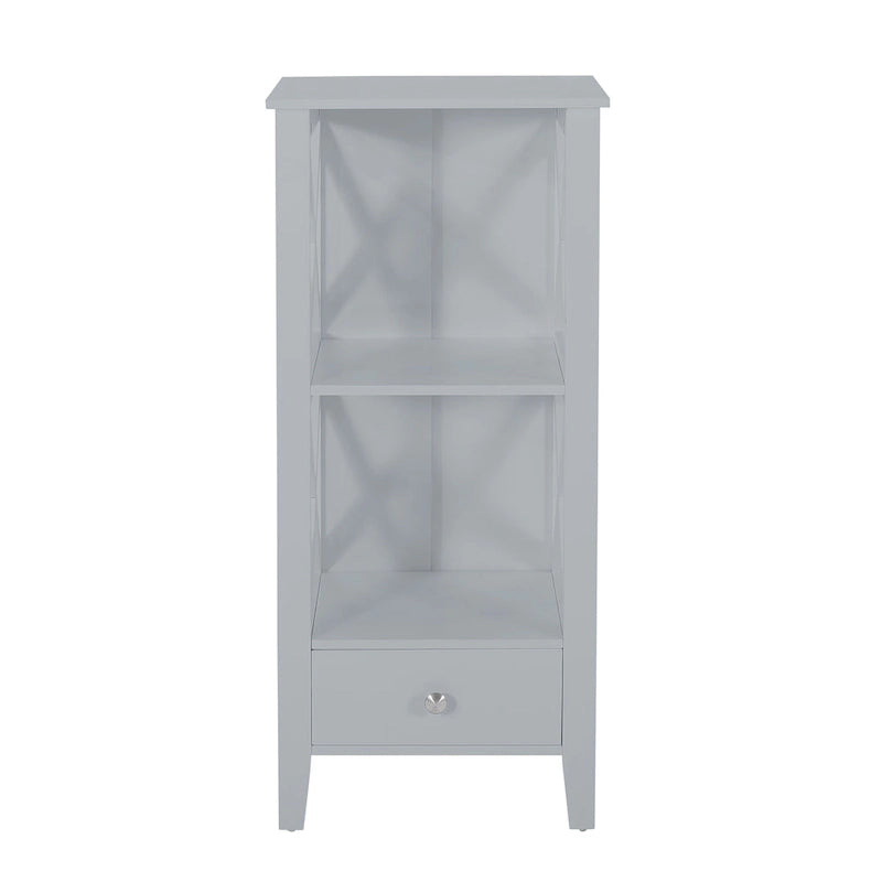 Loverin Manufactured Wood Bathroom Floor Storage Rack with Drawer by Christopher Knight Home