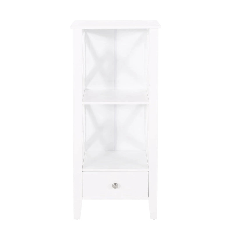 Loverin Manufactured Wood Bathroom Floor Storage Rack with Drawer by Christopher Knight Home