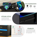 7 - Drawers Dresser With LED Light and USB Port