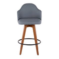 Carson Carrington Valsatra Mid-century Modern Counter Stool