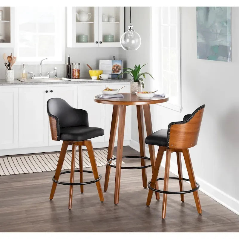 Carson Carrington Valsatra Mid-century Modern Counter Stool