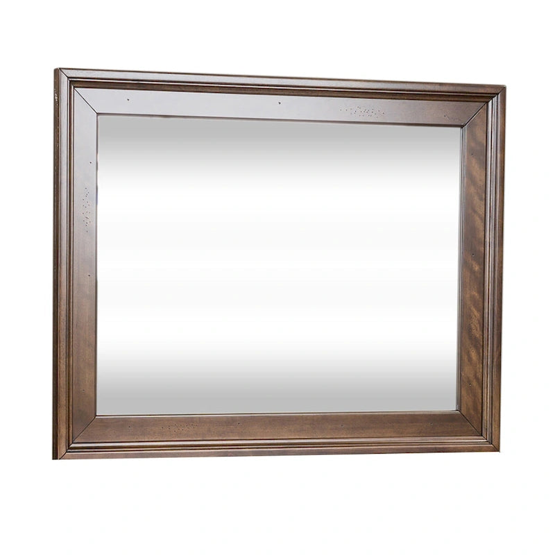 Copper Grove Saddlebrook Tobacco Dresser & Mirror