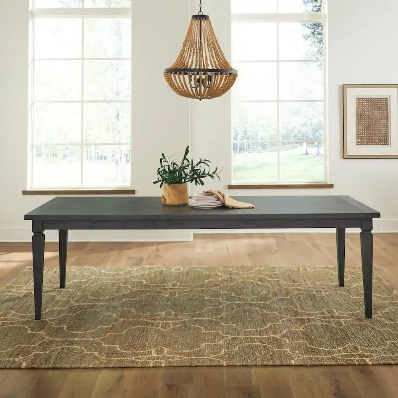 Caruso Heights Blackstone Rectangular Leg Table