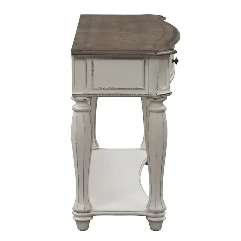Magnolia Manor Antique White Sofa Table