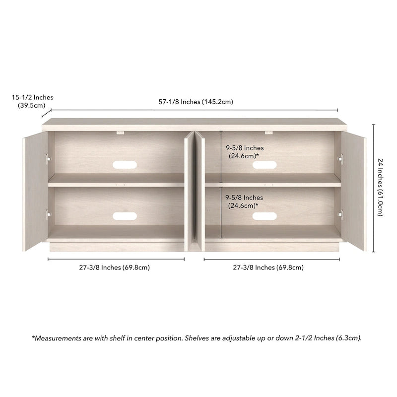 Hanson Rectangular TV Stand for TV's up to 65