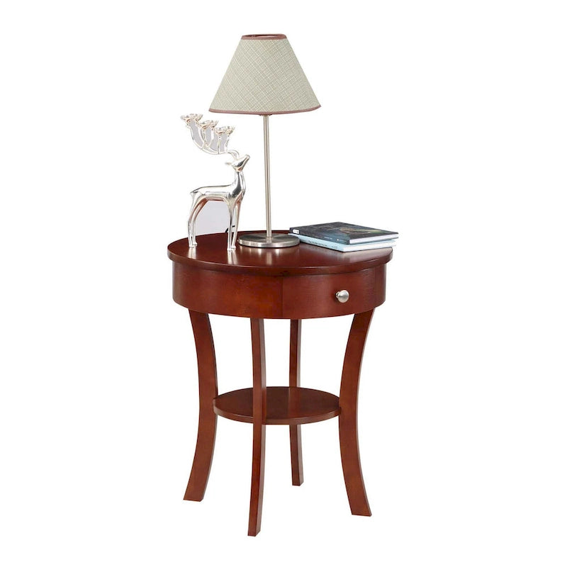 Convenience Concepts Classic Accents Schaffer 1 Drawer End Table with Shelf