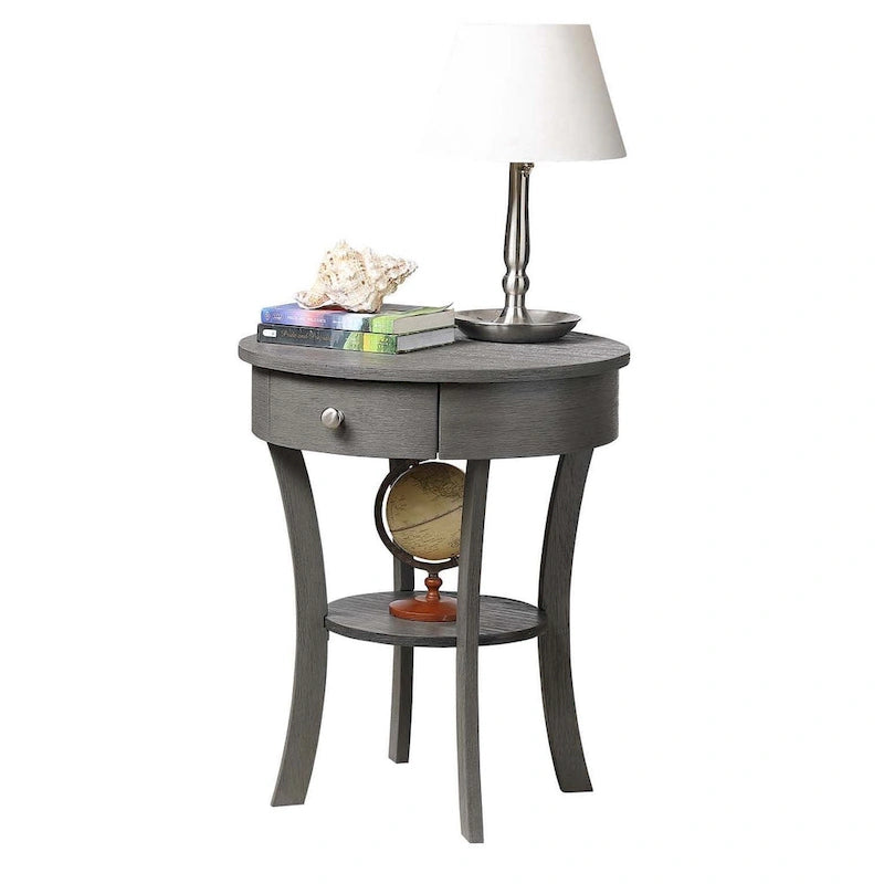 Convenience Concepts Classic Accents Schaffer 1 Drawer End Table with Shelf