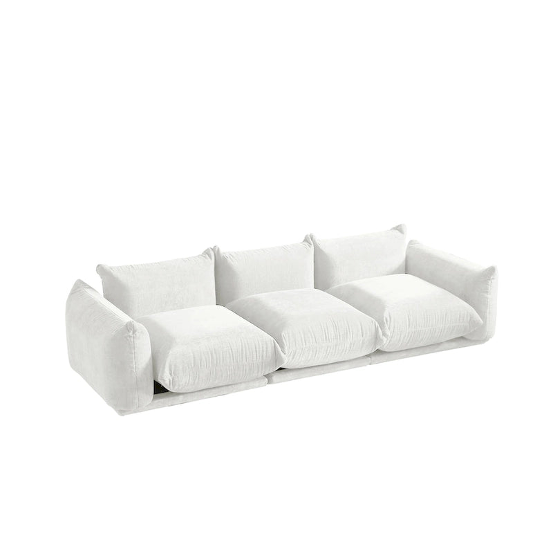 Modular Upholstered Sectional Sofas Chenille Fabric Lounge Counches